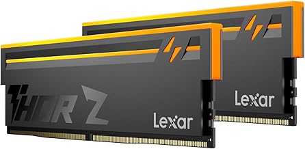 Sponsored Ad - Lexar Thor Z Series RGB DDR5 RAM 32GB Kit (2x16GB) 6000 MHz, DRAM 288-Pin UDIMM Support Intel XMP 3.0 & AMD EXPO, On-die ECC, PMIC, 1.35V, High-Performance PC Computer Memory for Gaming, AI