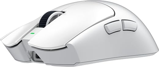Razer Viper V4 Pro Wireless Esports Gaming Mouse – 50g Ultra Lightweight, Fast & Precise, 50K DPI Optical Sensor, 8K Polling, Gen-4 Optical Switches, Scroll Wheel, USB-C Charging, for PC & Mac – White