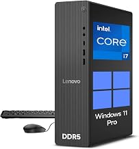 Lenova Desktop Computer Tower PC, 14th Gen Intel Core i7 (20-Core), Small Form PC Tower Computer Desktop for Business, Gaming&Home Office, 32GB DDR5 1TB SSD|Windows 11 Pro, Intel UHD 770|RJ-45|Wi-Fi 6