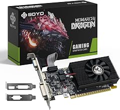SOYO GeForce GT 740 4GB Low Profile Graphics Card, HDMI/VGA/DVI-D Triple Output, 4GB DDR3 128-Bit, SFF Half-Height Video Card for Slim Desktop PC, Computer GPU Supports Windows 11/10/8/7