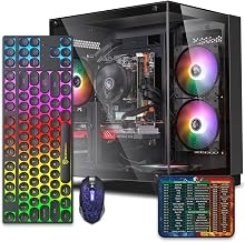 Sponsored Ad - Prebuilt Gaming PC Desktop,Intel Core i5 Business Office Tower Computers PC | RX550 4G Graphics Card, 16GB RAM and 512GB SSD, WiFi, Win11 Home, Suitable for Study,transaction,Entertainment,Gaming, etc.