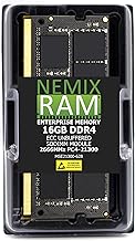 Sponsored Ad - 16GB 1X16GB DDR4 2666MHZ PC4-21300 2Rx8 1.2V CL19 260-PIN ECC Unbuffered SODIMM NEMIX RAM Compatible with Synology D4ES01-16G, D4ES03-16G NAS 23 Series: DS1823xs+ DS923+ DS723+