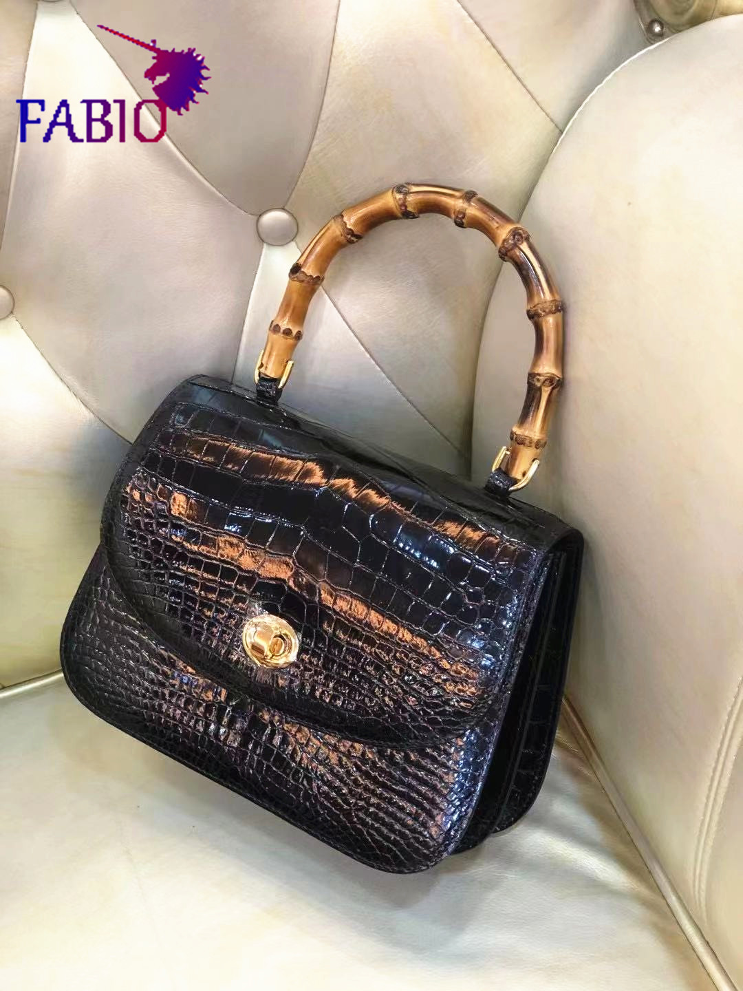 high-end dinner ladies handbag   Crocodile skin craft making Women's custom bagsColor can be customized to select [Remarks]