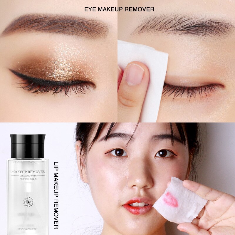 HEALLOR QUARXERY Makeup Remover Face Lip Gloss Lip Stick Fluid Eye Shadow Ointment Mild Cleansing Water Boutique Skin Care