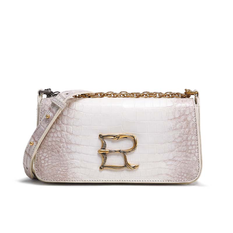 ouluoer new arrivals Thailand  crocodile leather Female crocodile bag  fashion  Single shoulder bag  leisure female flap