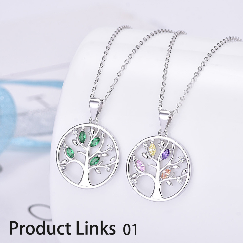 member exclusive S925 sterling silver simple fashion trend compass geometric plane round micro-set pendant