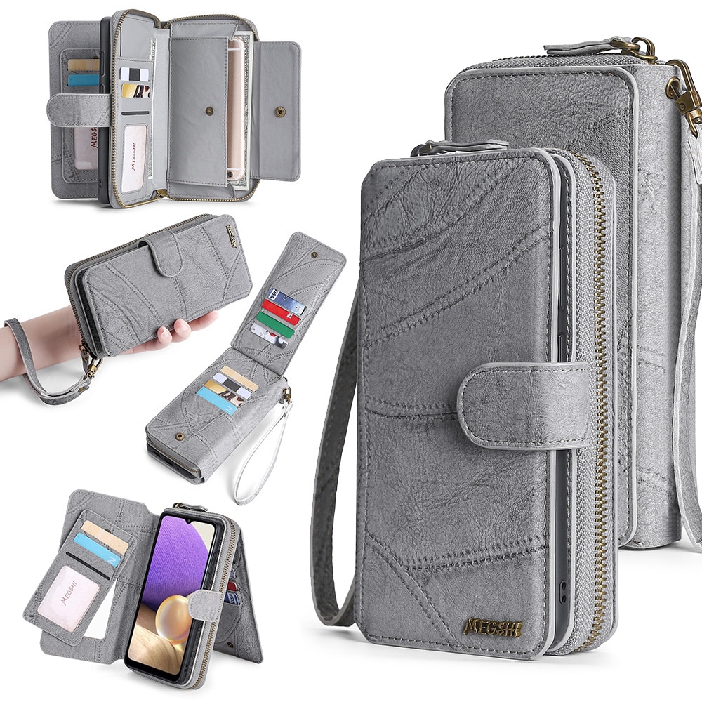 Wallet PU Leather Phone Case For XiaoMi 10 10Pro 11T Lite 12 12Pro 5G RedMi 8 9 Note8 Note9 Note10 Note11 Poco X3 X4 Pro NFC