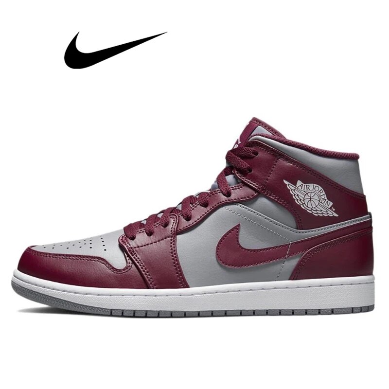 Nike Air Jordan 1 retro high  mid team red  basketball Shoes men women fashion outdoor sports sneake
