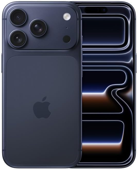 Apple iPhone 17 Pro, US Version, 512GB, eSIM, Deep Blue- Unlocked (Renewed Premium)